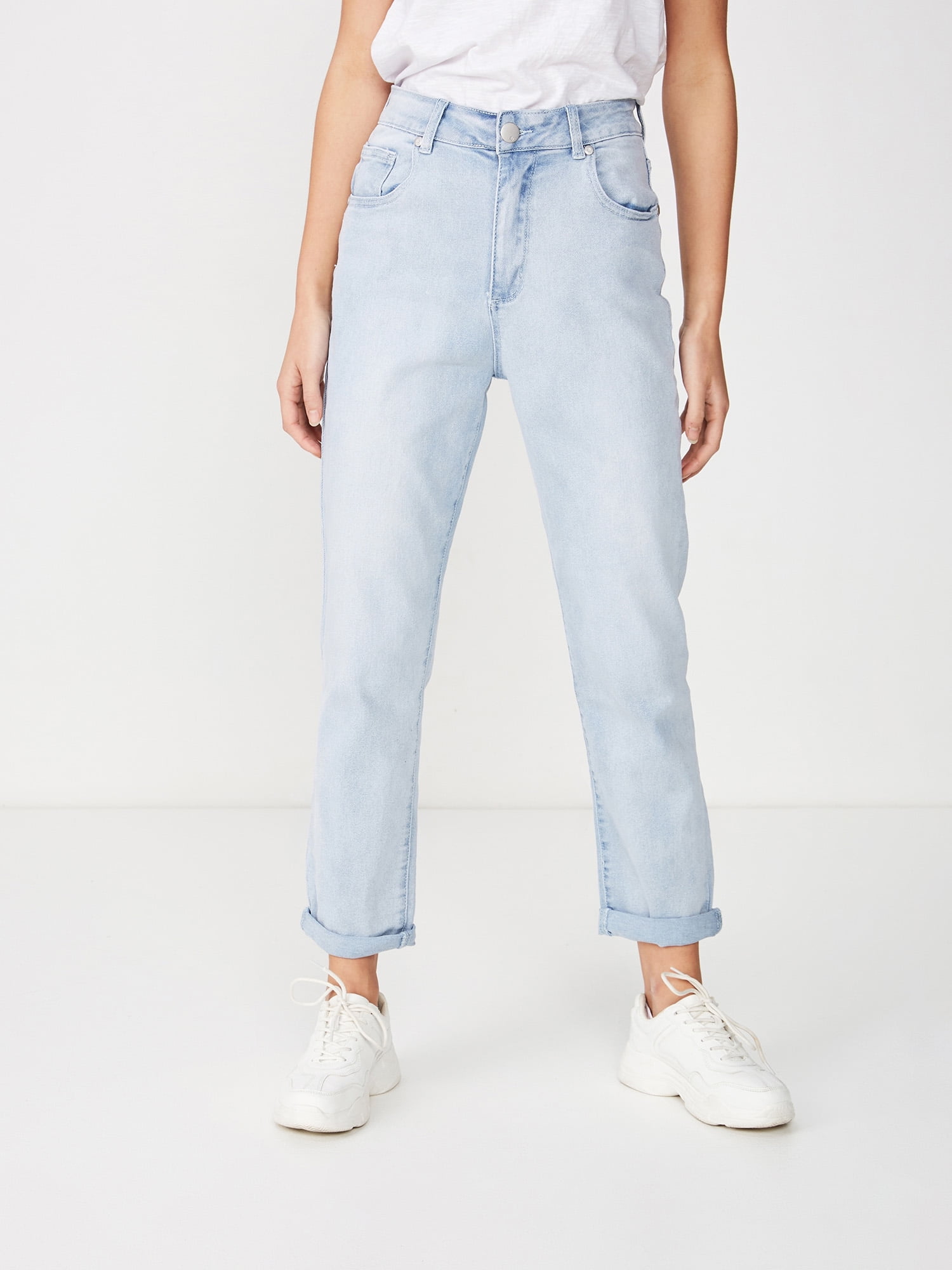 cotton on stretch mom jeans