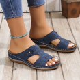 thumbnail image 3 of Mostsola Summer Sandals for Women 2025 Bohemian Comfortable Wedge Orthopedic Slides Walking Shoes, 3 of 9