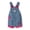 Blue Patchwork, variant on OshKosh B'gosh Baby Shortalls, One-Piece, Sizes 3 Months-24 Months