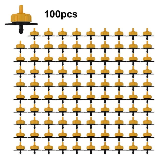 High Quality 100x Pressure Compensating Dripper for Efficient Garden Watering