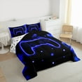 thumbnail image 3 of Castle Fairy 2Pcs Video Game Boy Galaxy Rocket Twin Comforter Set, 3 of 8