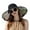 Black, variant on Extra Large Brim Doubleides Wearing Fisherman Hat Anti-UV Round Dome Womenummerolid Color Printun Hat Fashion Accessories