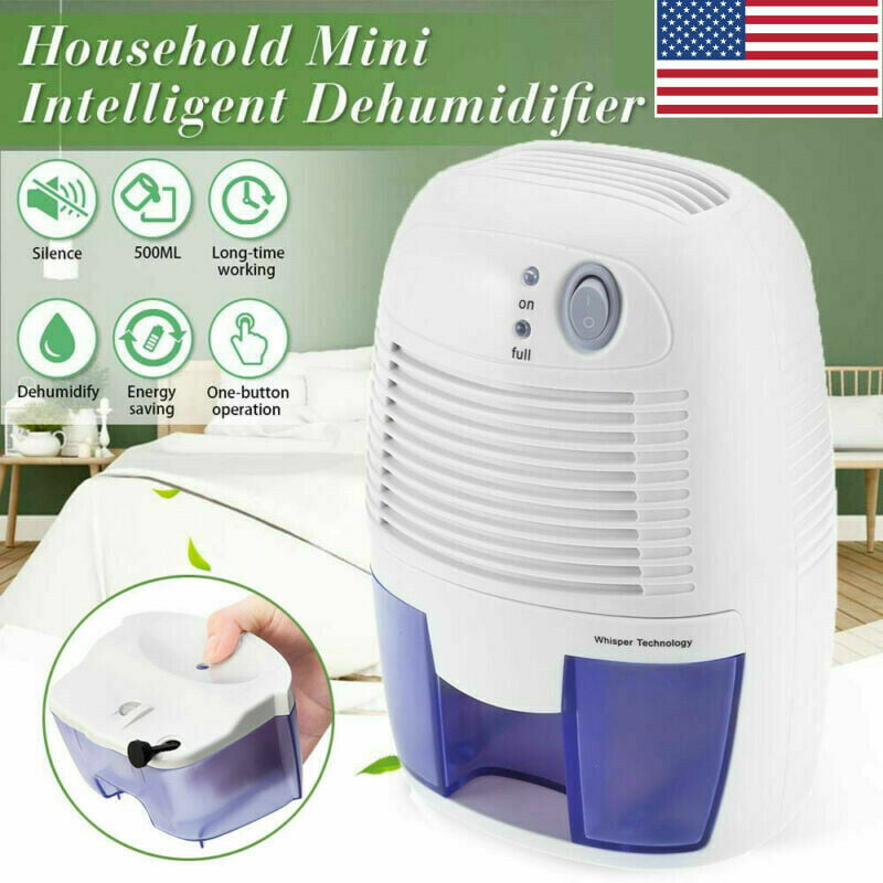 Portable Mini Quiet Electric Home Drying Moisture Absorber Air Room Dehumidifier 