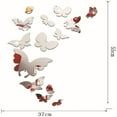 thumbnail image 6 of A Set Butterfly Combination 3D Three-dimensional Mirror Wall Sticker Home Decora, 6 of 8
