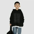 thumbnail image 7 of Esaierr Kids Baby Hoodies Sweatshirt for Boys Girls Long Sleeve Hooded Sweatsuit Toddler Unisex Letters Printed Sweater Handsome Tops for Spring Fall Size 2-12 Years, 7 of 7