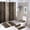 style-831, variant on Shower Curtain Sets with Rugs 4 Piece Brown Gray Stripes with Non-Slip Rugs Toilet Lid Cover And Bath Mat Brown Wood Texture Bathroom Shower Curtains Sets for Bathroom Decor Set 72inch X 72inch
