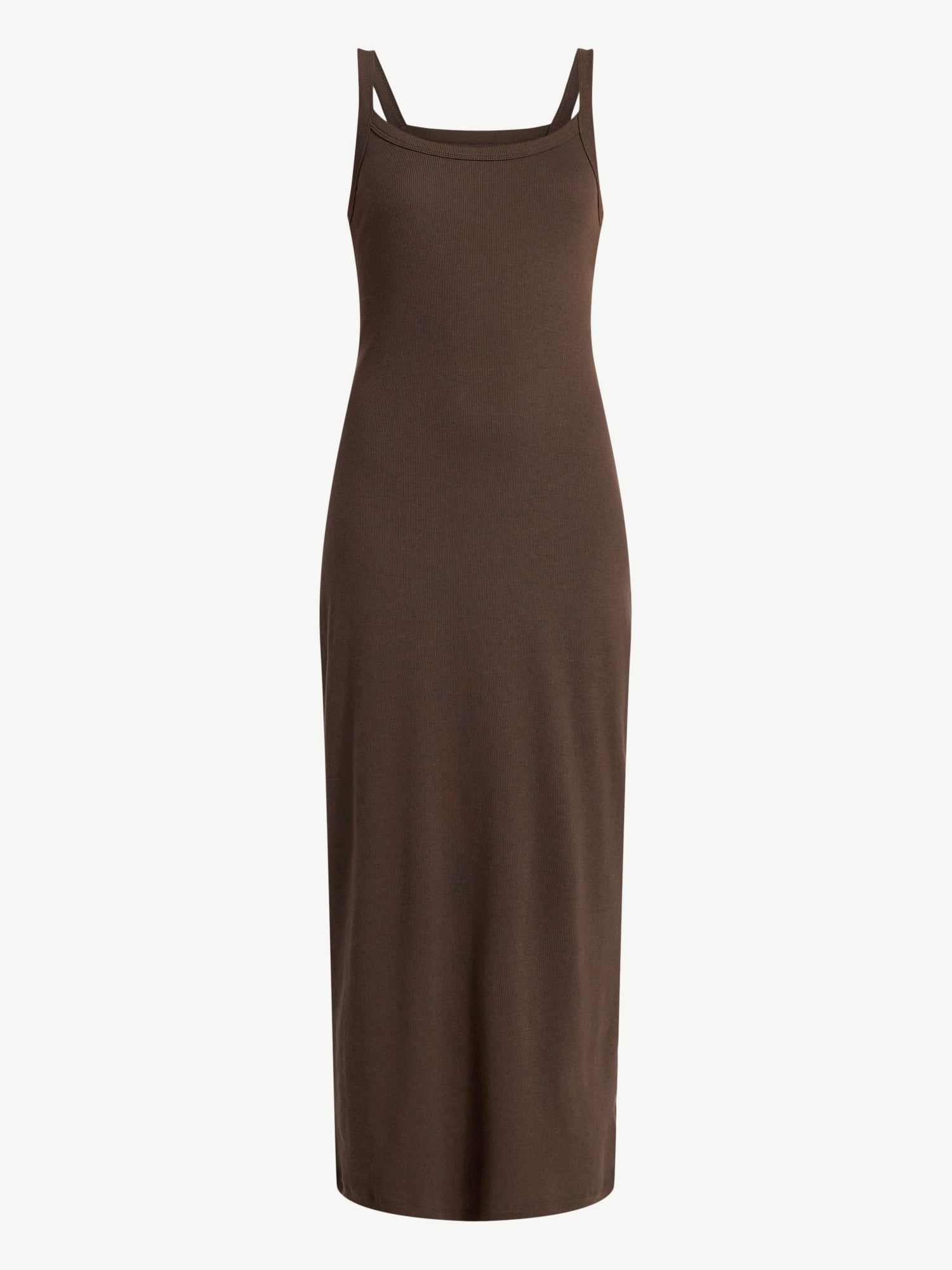 No Boundaries Long Scoop Neck Maxi Dress, Women’s Sizes XXS-XXL