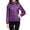 Purple, variant on Womens Jacket Solid Color Long Sleeved Zipper With Pocket Lightweight Jacket Plus Size Winter Coats for Women Fashion Clothing for Women,Womens Jackets Casual S