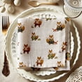 thumbnail image 1 of Vargottam White KidsDesign Cotton Muslin Napkins - Set of 12, 20-Inch, Luxurious Soft Cloth Napkins for Dining & Events, Absorbent, Washable & Tableware, 1 of 7
