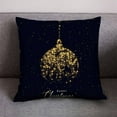 thumbnail image 4 of Floleo Christmas Gold Tree Pillow Covers 18*18In Square Decorative Throw Pillow Covers Cushion Case For Sofa Couch Home Farmhouse Christmas Decor, 4 of 4