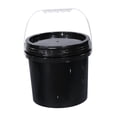 thumbnail image 2 of DOLITY Paint Can 5L Empty Water Container Storage Bucket for Painting Garden Travel Black, 2 of 9