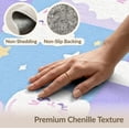 thumbnail image 6 of ODIKA Classroom Kawaii Cute Faces Sprinkles Purple Video Pastel Stars Stain Resistant Low Profile for Dorm Room, Small Living Apartment, 6 of 7