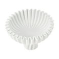 thumbnail image 3 of Anko Pleated Decor White Bowl, 3 of 5