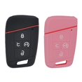 thumbnail image 2 of WEIBISS 2pcs Key Fob Cover Case Protector Shell Remote Keyless Entry Holder Bag for 2021 2020 2019 VW Volkswagen Tiguan Atlas Jetta Passat Golf Alltrack KR5FS14-US 3G0959754T, Black Pink, 2 of 4
