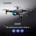 thumbnail image 3 of Dynosonee GPS Drones with 6K HD Camera for Adults Beginners, 56 Minutes Ult-Long Flight Time,5G Transmission FPV Quadcopter with Brushless Motor, GPS Auto Return, Follow me, Include 2 Batteries, 3 of 7
