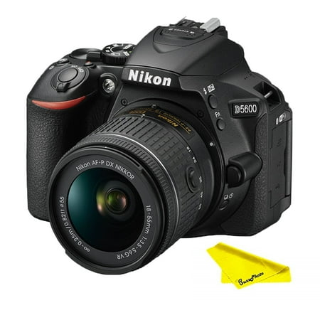 Nikon D5600 DSLR Camera with 18-55mm Lens + Free Buzz-Photo Cleaning Cloth