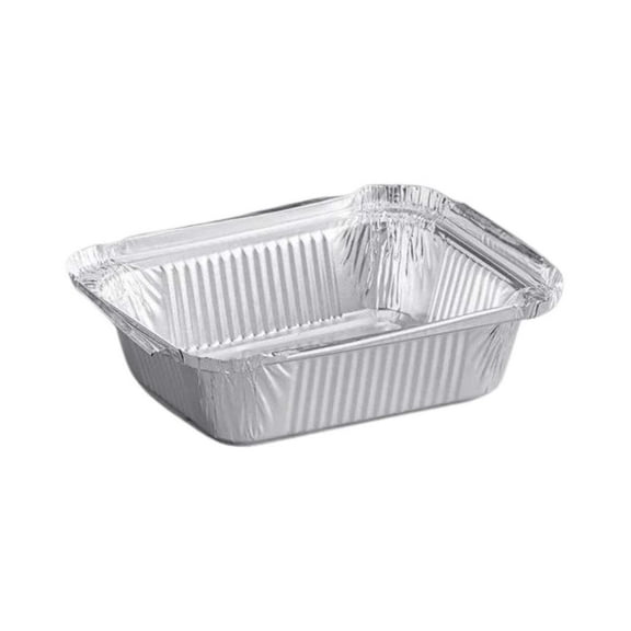 Disposable Aluminum 1Lb Oblong Pan 5.5" x 4": 5CT