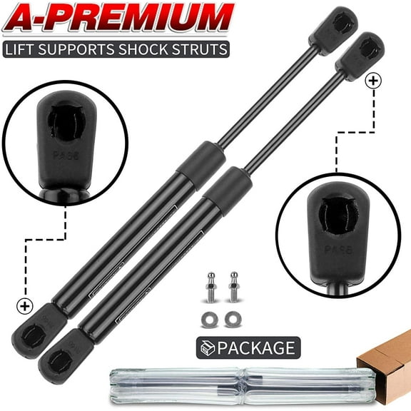 A-Premium 9.0 inch 13lb Universal Lift Supports Gas Spring Shock Struts Replacement for Toolbox Cabinets Sliding Window Storage Bed Bench Lids Basement Door Boat Hatch 2-PC Set