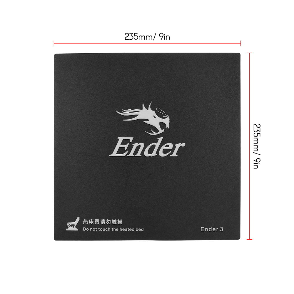 2pcs Ender 3 3D Printer Hot Bed Sticker Surface Plate 235mmX235mm 