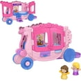 thumbnail image 1 of Fisher-Price Little People Disney Princess Pull-Along Musical Carriage Toddler Toy with 2 Figures, 1 of 6