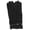 Black, variant on CTM Teddy Synthetic Fleece Touchscreen Winter Gloves (Women)