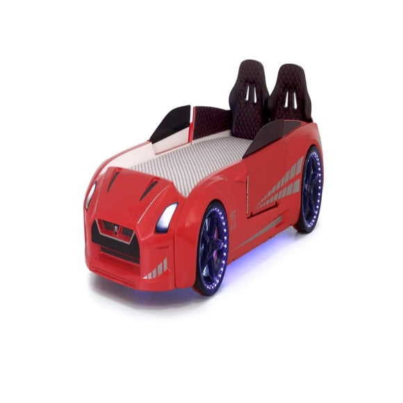 Cama en forma de carro GTR Rojo JAKOSC MEBLI