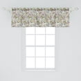 thumbnail image 2 of Ambesonne Vintage Window Valance, Persian Pickles Ornate, 54" X 18", Pale Brown Mauve and Green, 2 of 3