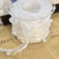 thumbnail image 3 of Cinta de Chiffon con Cuentas de Perlas Artificiales 10 m Blanca, 3 of 7