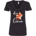 thumbnail image 3 of Inktastic Zero Fox Given Women's V-Neck T-Shirt, 3 of 5