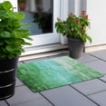 thumbnail image 6 of Addison Rugs Chantille Indoor/Outdoor Transitional Stripes Green Washable Rectangle Rug, 1'8" x 2'6", 6 of 6