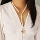 thumbnail image 4 of Fiudx Collar En Perlas, Apto para Clavícula, Accesorio En Suéter, Alegría En Perlas Antialérgicas Sin Níquel, Ideal En Bodas, Uso Informal, Ideal En Regalo Mujer, Hecho En Cuentas de Vidrio., 4 of 7