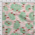 thumbnail image 4 of oneOone Cotton Poplin Green Fabric Tropical Plam Tree With Birds Sewing Craft Projects Fabric Prints By Yard 56 Inch Wide, 4 of 4