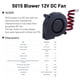 thumbnail image 2 of Ventiladores disipadores de calor para impresora 3D de 12 V y 50 mm, 50 x 50 x 15 mm, rendimiento de enfriamiento mejorado, paquete de 4, 2 of 5