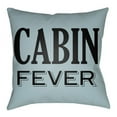 thumbnail image 5 of Artistic Weavers Lodge Cabin Cabin Fever Pillow Poly Filled 22' x 22', 5 of 7