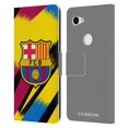 thumbnail image 1 of Head Case Designs Officially Licensed FC Barcelona 2019/20 Crest Kit Third Goalkeeper Leather Book Wallet Case Cover Compatible with Google Pixel 3a, 1 of 6