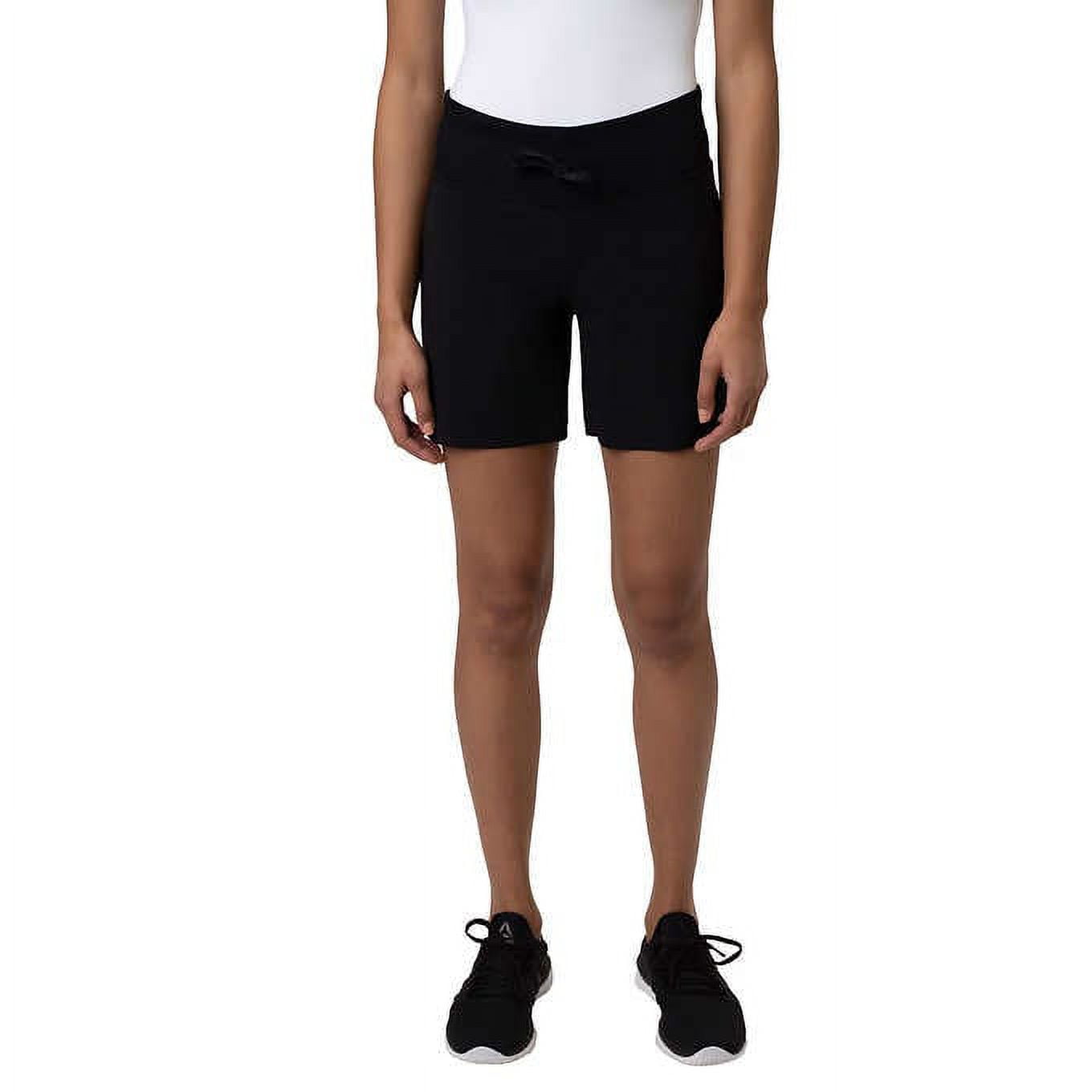 Tuff Athletics Ladies' Hybrid Active Shorts, Black Small 
