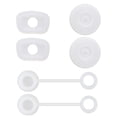 thumbnail image 1 of Juego de 6 piezas de accesorios para vasos y botellas Tapas de silicona para pajitas Tapones exprimibles y sellos impermeables a fugas, 1 of 8