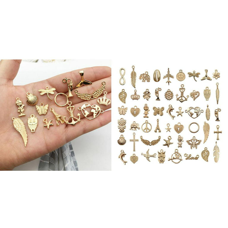 SEWOART 10pcs bejeweled kit jewlery kit alloy pendant charm DIY pendant  charms charm pendant jewelry vintage
