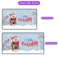 thumbnail image 5 of Hello Winter Persian Smiling in Red Scarf Hat Welcome Christmas Desk Mat Full Keyboard Mouse Pad Cat Lover Kitten Owner Gifts Large Mousepad - 00017, 5 of 5