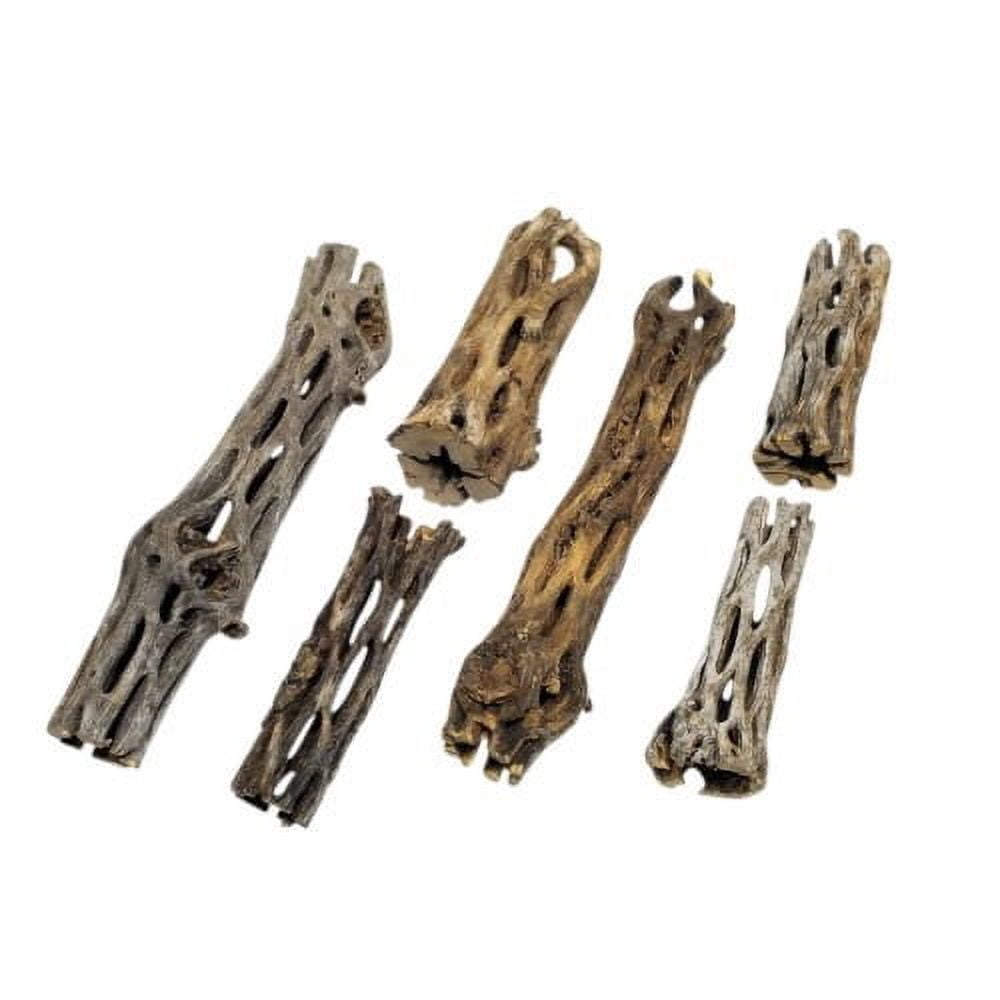 Cholla Wood - 30 pieces 3" & 6" Mixed Wood for Freshwater Shrimp, ALL Aquariums & Terrariums. Extra Tourmaline Mineral Supplement &nbsp;Balls&nbsp;Included