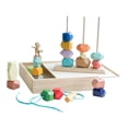 thumbnail image 2 of Piedras apilables de madera, piedras de equilibrio, juguetes creativos Montessori, regalos de San Valentín para niños 1 2 3 4 5 6, 2 of 9