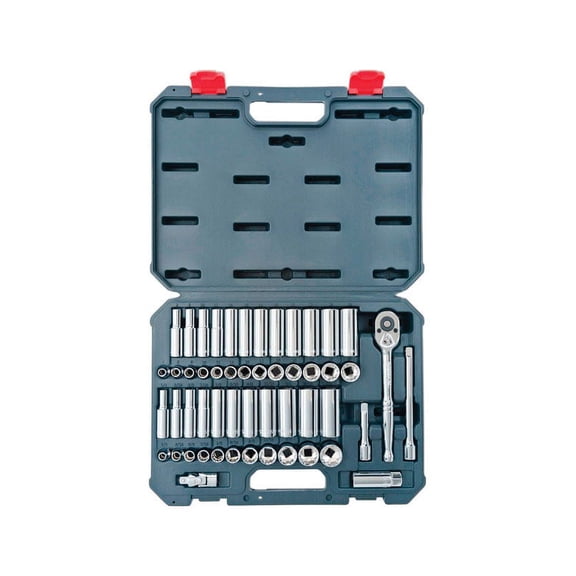 Crescent 52pc 3/8in Drive 6 & 12 Point Standard & Deep SAE/Metric Mechanics Tool Set