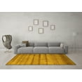 thumbnail image 3 of Ahgly Company Indoor Rectangle Oriental Yellow Modern Area Rugs, 4' x 6', 3 of 4