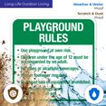 thumbnail image 5 of Playground Rules Sign, Use Playground At Own Risk Sign,, 5 of 8