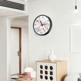 thumbnail image 6 of Voice Activated Clock with Glow Light 12 Inch Large Silent Wall Clock Battery Operated for Home Decor Unicorn with Wings, 6 of 8