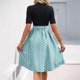 thumbnail image 4 of mfyjkho Vestidos de verano para mujer, Vestidos de vendaje con estampado de moda para mujer, elegantes, casuales, cómodos, para toda ocasión, con botones en la cintura. l, 4 of 6
