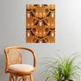 thumbnail image 2 of Society6 All Hallows Eve Orange Black by Heather Dutton Art Print, 2 of 2
