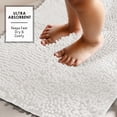 thumbnail image 4 of Lammaloe Chenille Bathroom Rugs Non Slip Bath Mat, 17x24 Ultra Absorbent, Bath Mats for Bathroom, Beige, 4 of 6