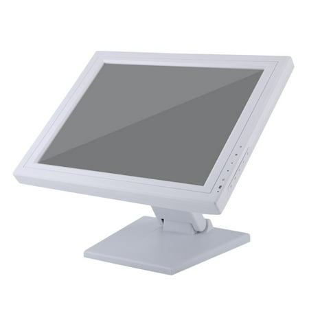15 Inch screen touch LED VGA POS Catering Order Machine Monitor Cashier For POS Cash Registers Supermarket US Plug