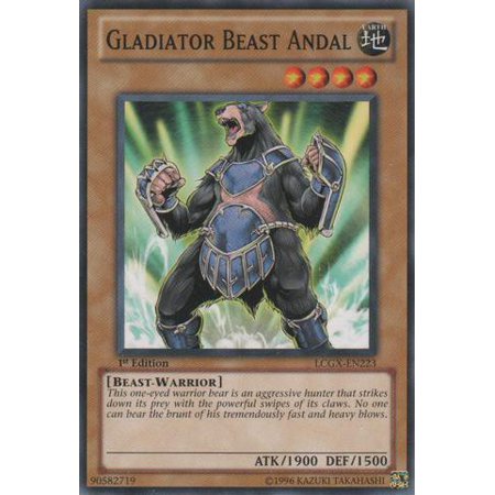 YuGiOh Legendary Collection 2 Gladiator Beast Andal